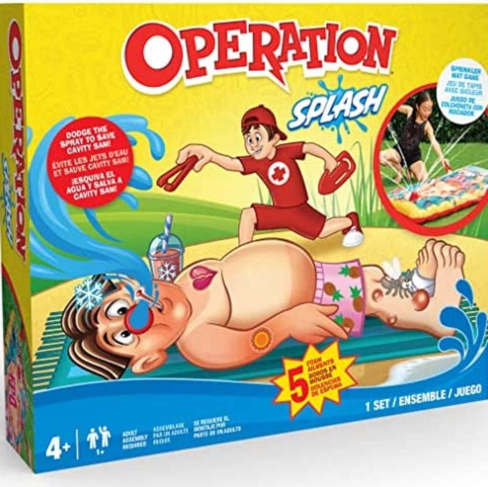 Operation Splash Sprinkler Mat game New
